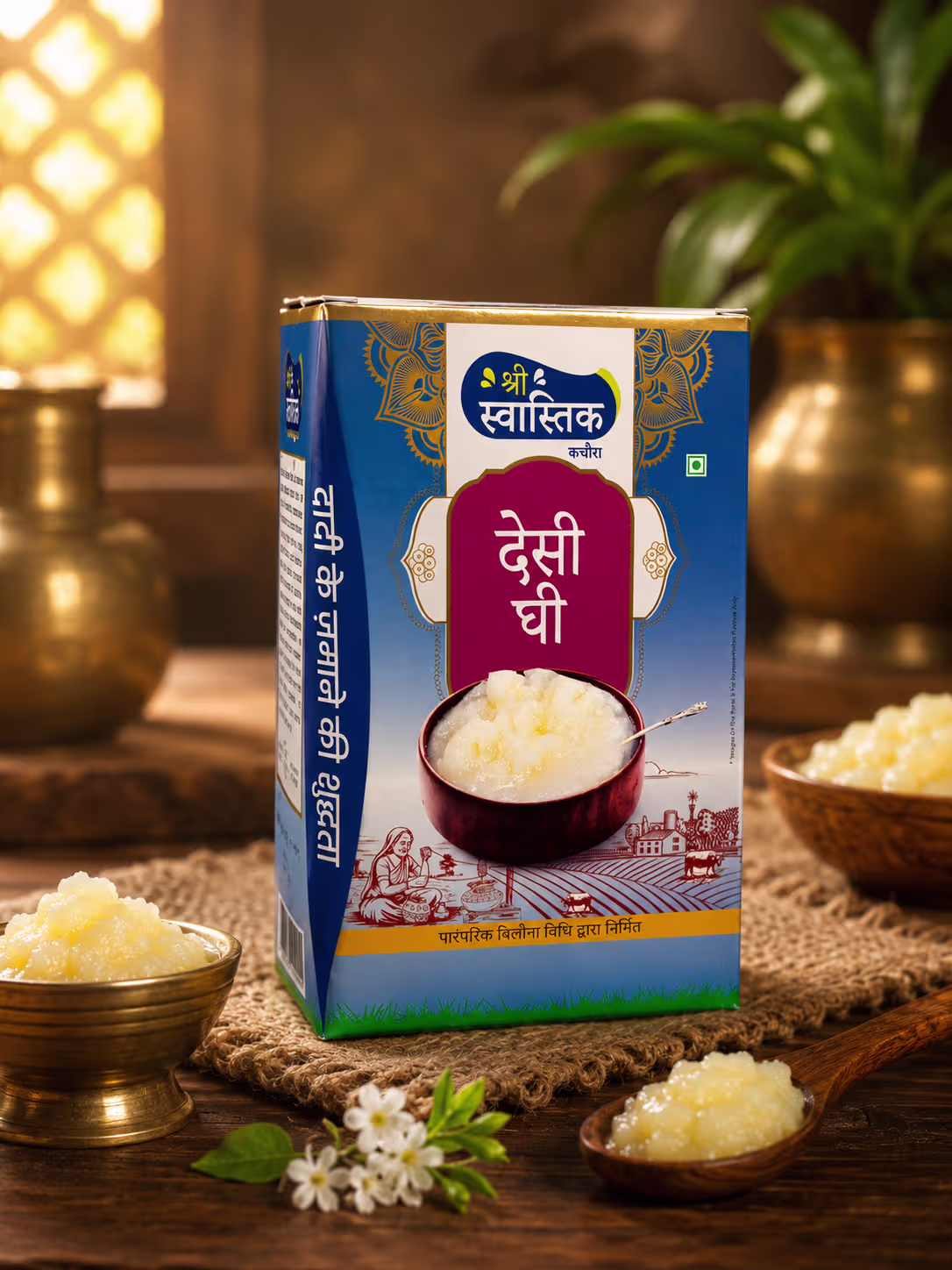 Sri Swastik Desi Ghee 1 Ltr
